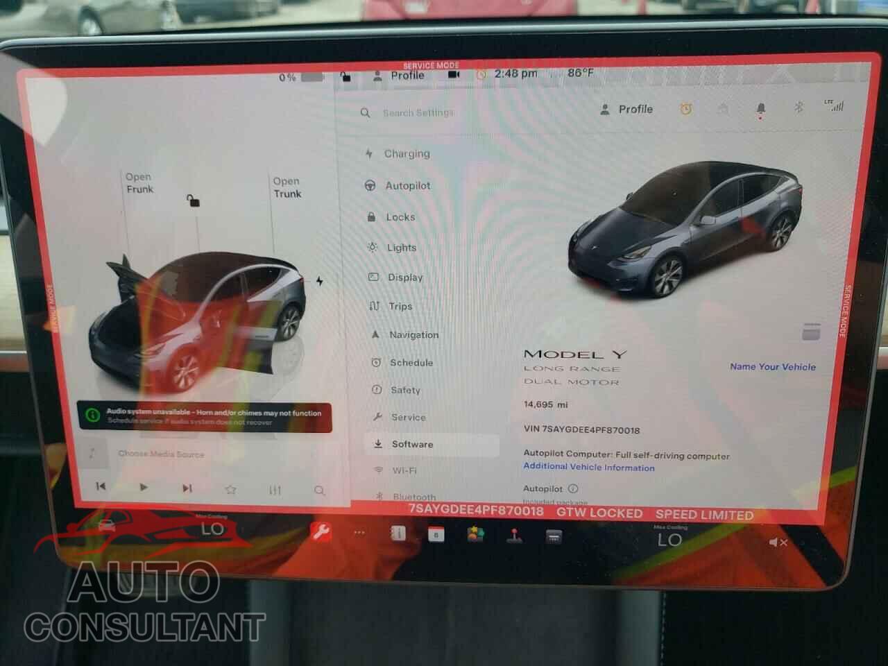 TESLA MODEL Y 2023 - 7SAYGDEE4PF870018