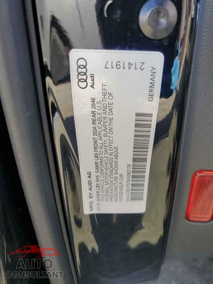 AUDI A5 2021 - WAUCBCF57MA062178