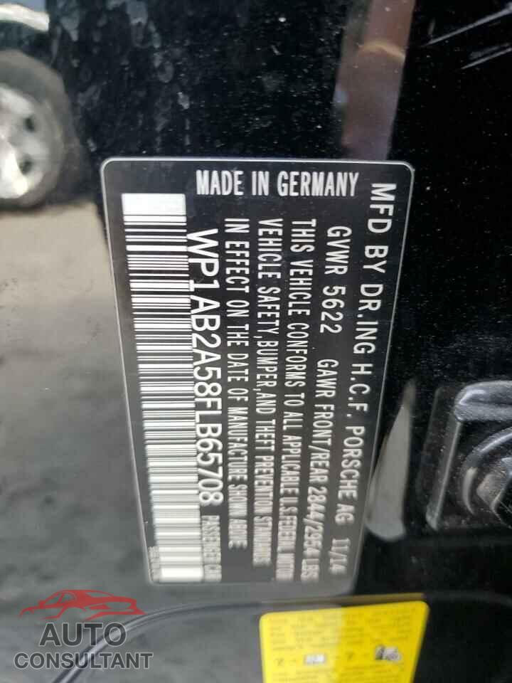 PORSCHE MACAN 2015 - WP1AB2A58FLB65708