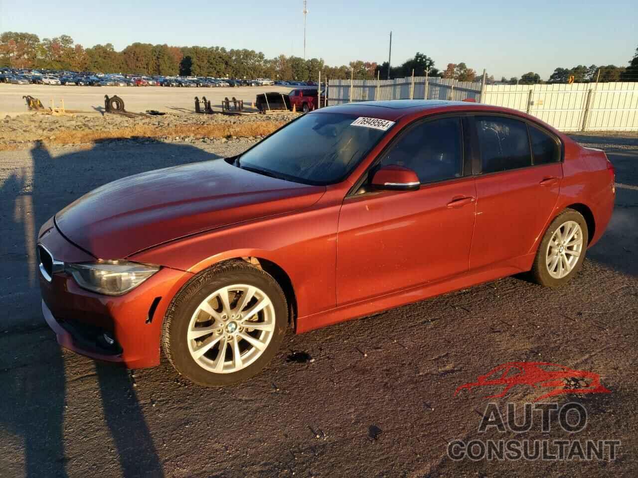 BMW 3 SERIES 2018 - WBA8E1G56JNU92854