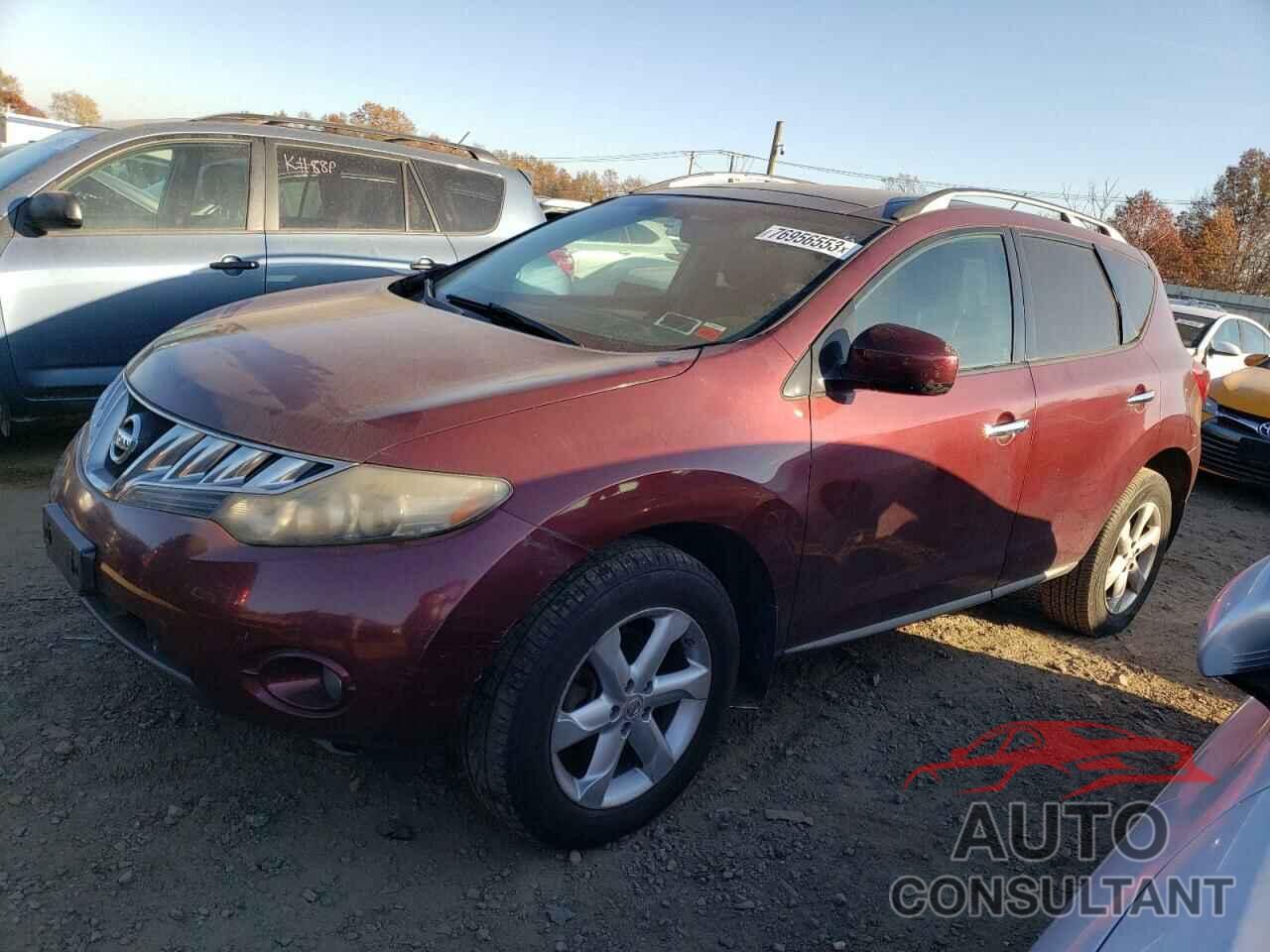 NISSAN MURANO 2009 - JN8AZ18W99W211074