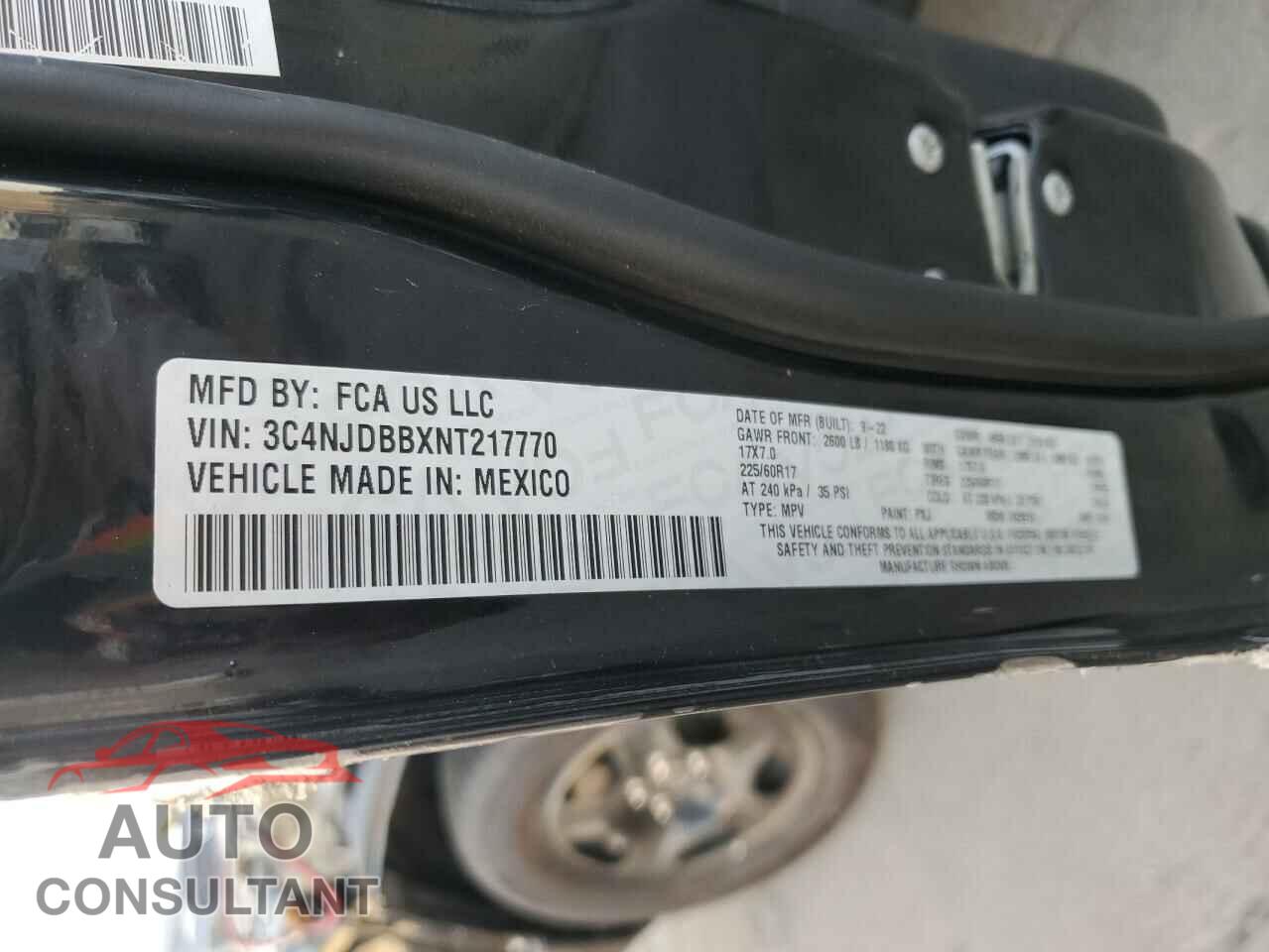 JEEP COMPASS 2022 - 3C4NJDBBXNT217770