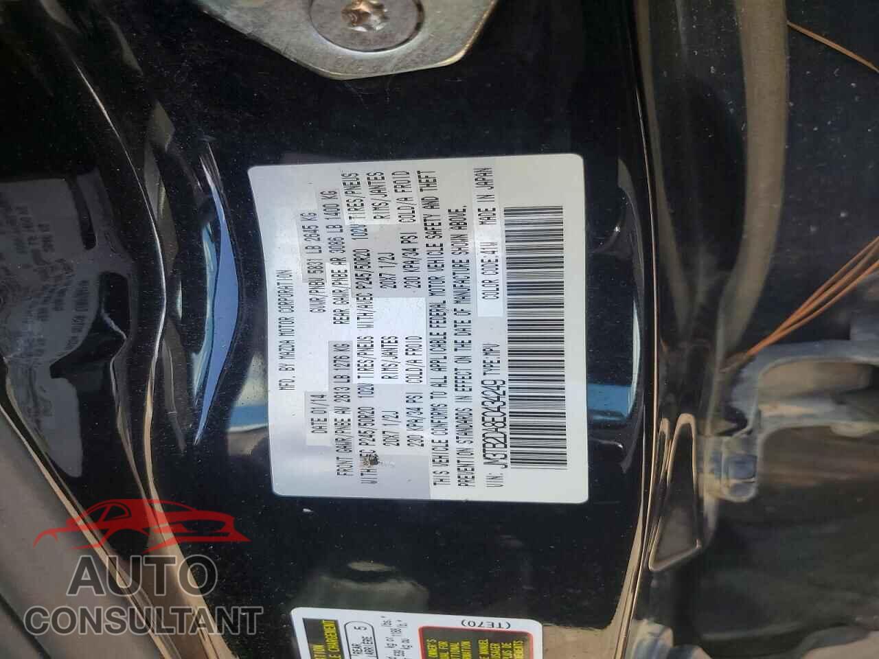 MAZDA CX-9 2014 - JM3TB2DA8E0434249
