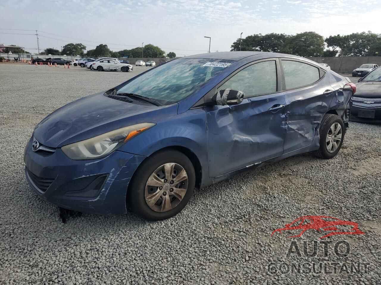 HYUNDAI ELANTRA 2016 - 5NPDH4AE6GH698509