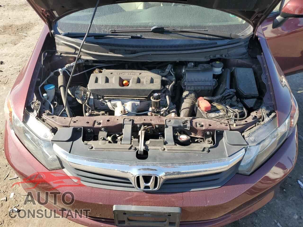 HONDA CIVIC 2012 - 2HGFB2F54CH558535