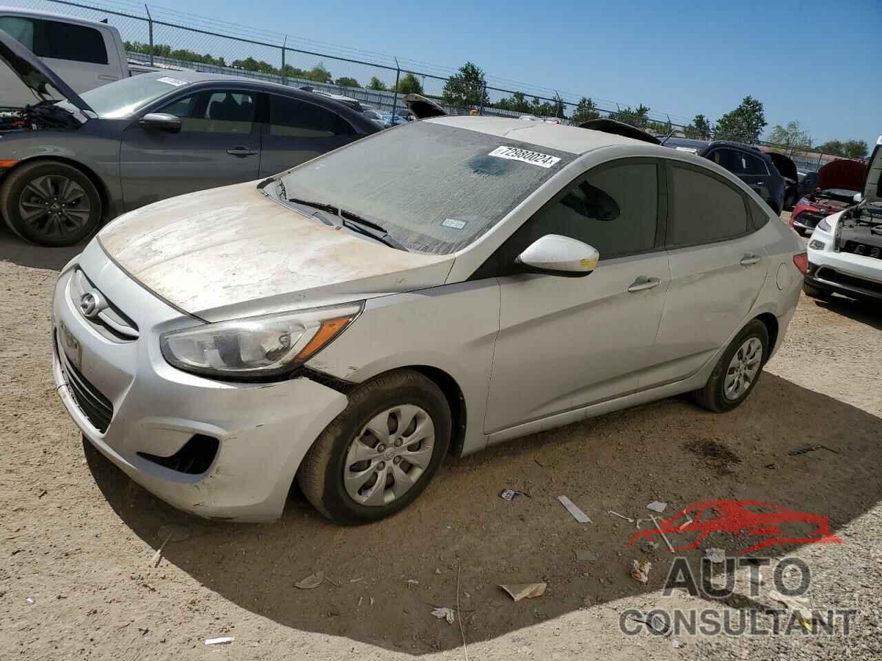 HYUNDAI ACCENT 2017 - KMHCT4AEXHU171683