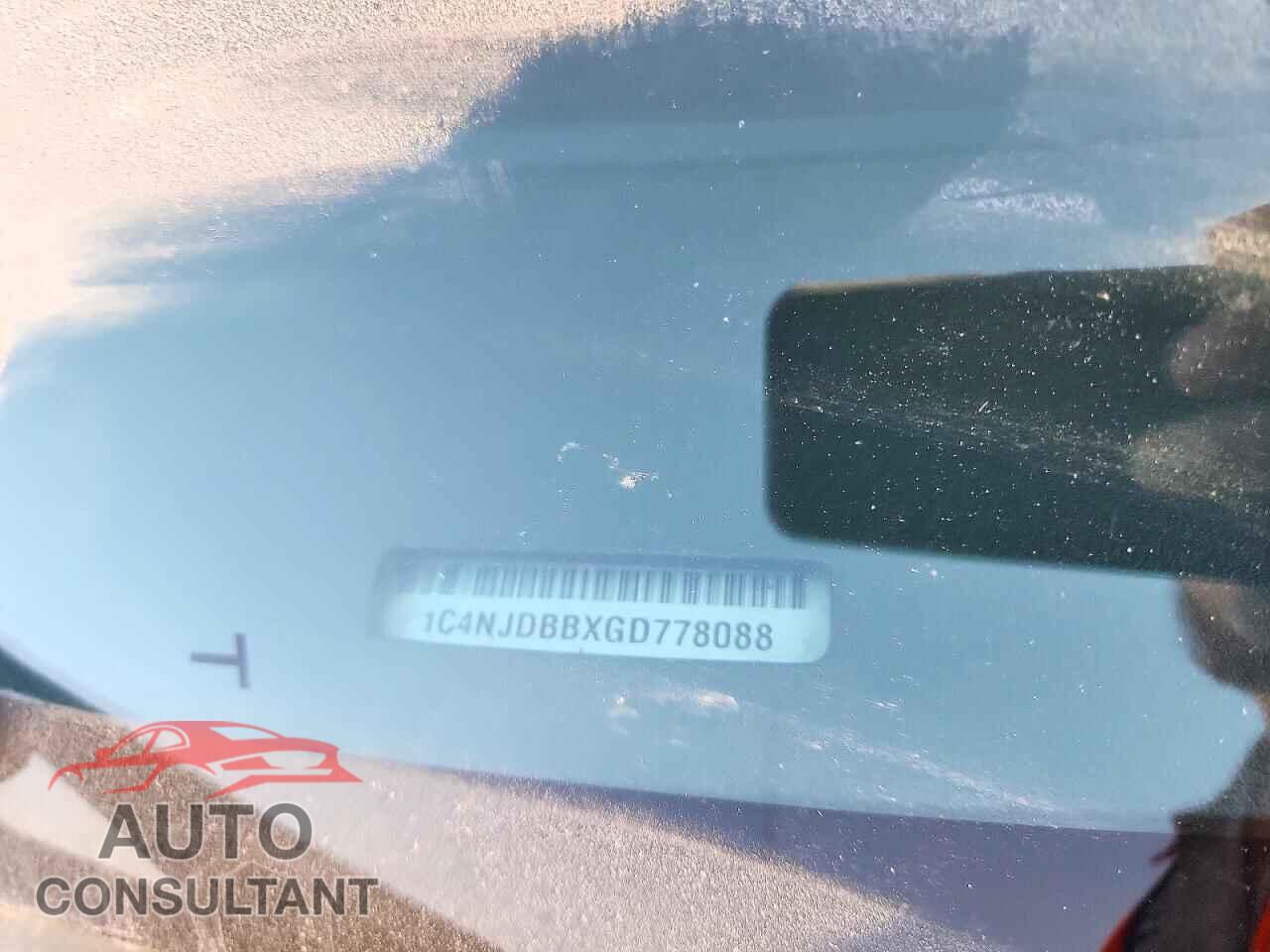 JEEP COMPASS 2016 - 1C4NJDBBXGD778088