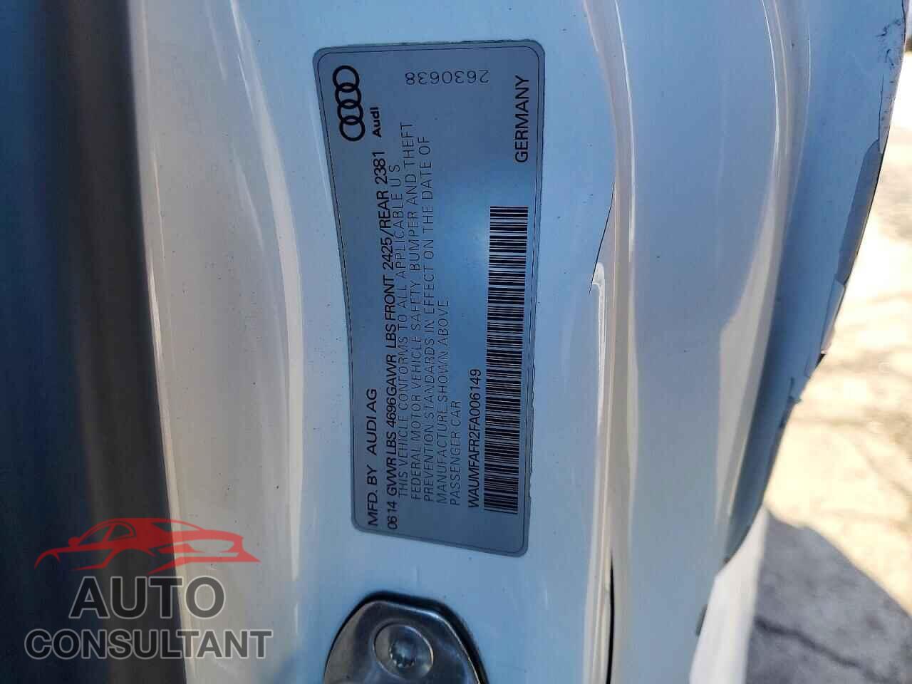AUDI A5 2015 - WAUMFAFR2FA006149