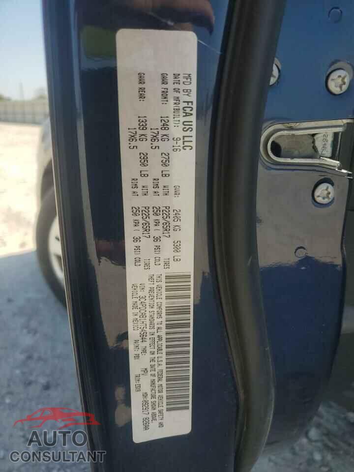 DODGE JOURNEY 2017 - 3C4PDCAB1HT545644