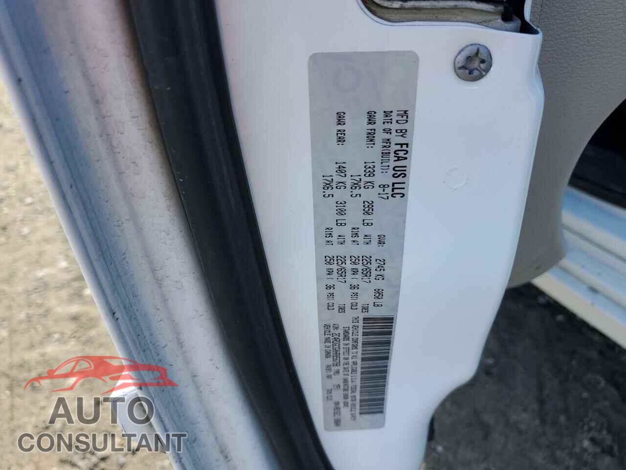 DODGE CARAVAN 2017 - 2C4RDGCG0HR856798