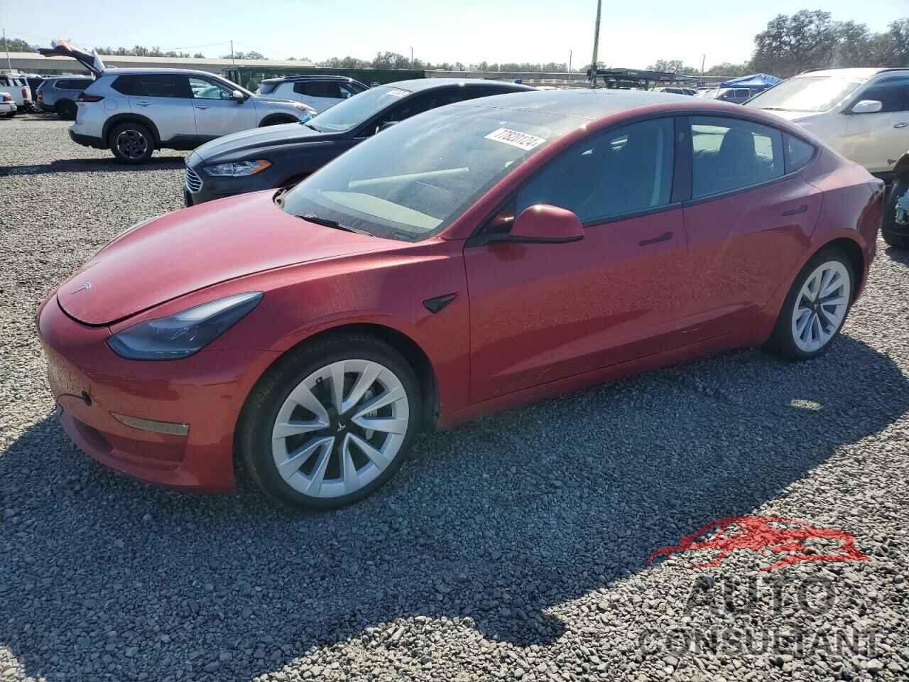 TESLA MODEL 3 2022 - 5YJ3E1EB0NF349666