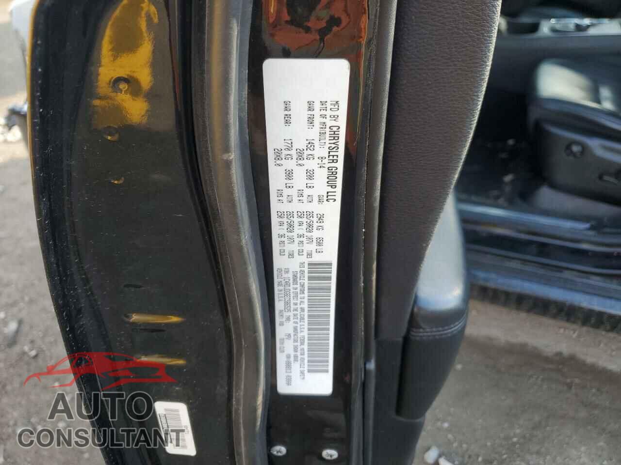 DODGE DURANGO 2014 - 1C4RDJDG6EC586525