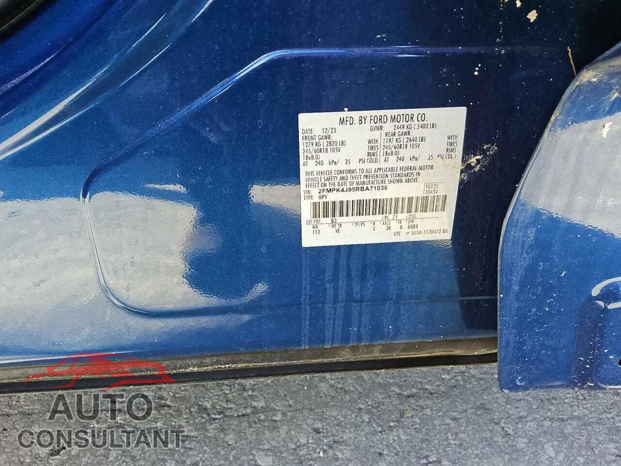 FORD EDGE 2024 - 2FMPK4J95RBA71036