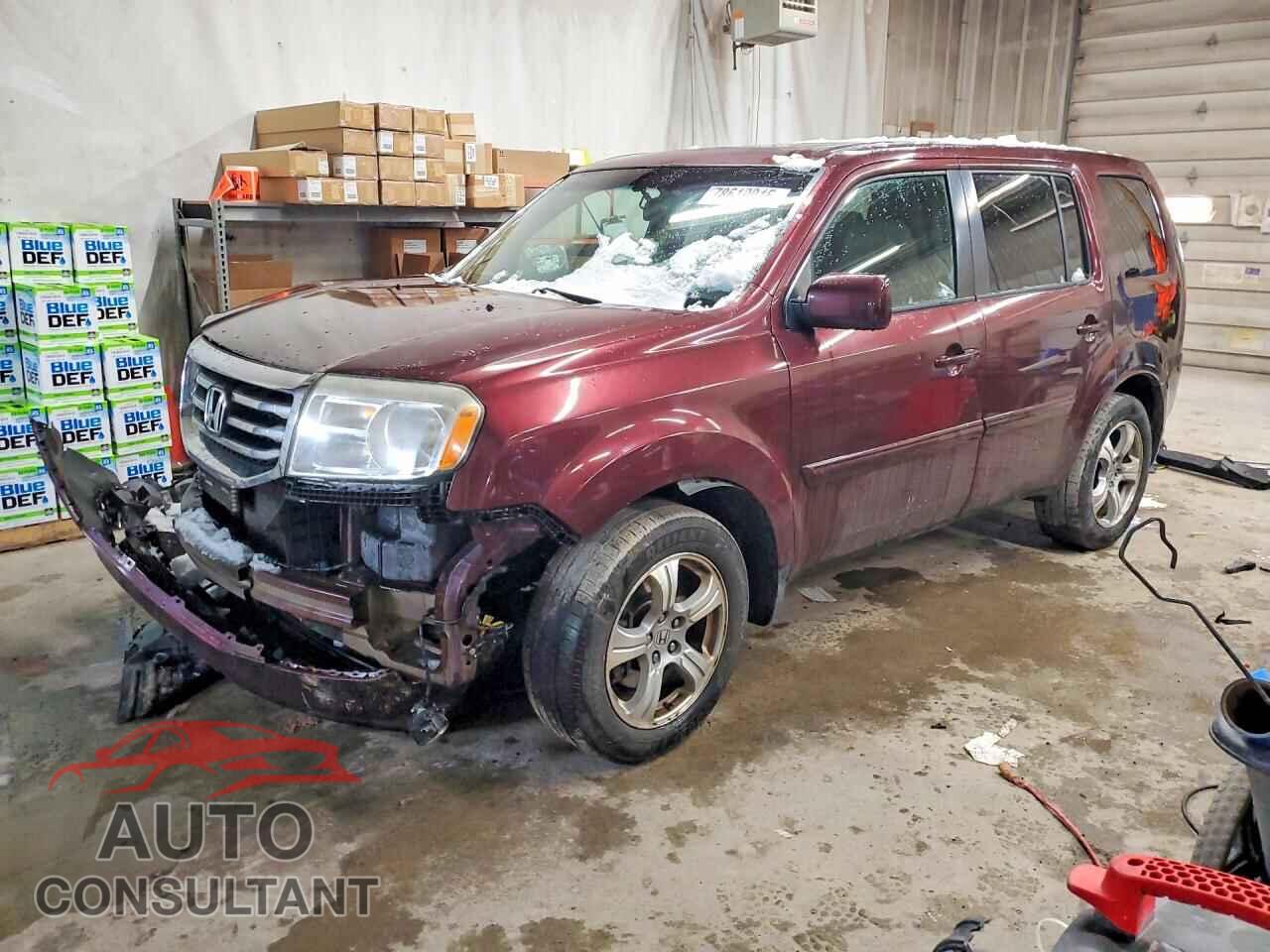 HONDA PILOT 2012 - 5FNYF4H58CB038977