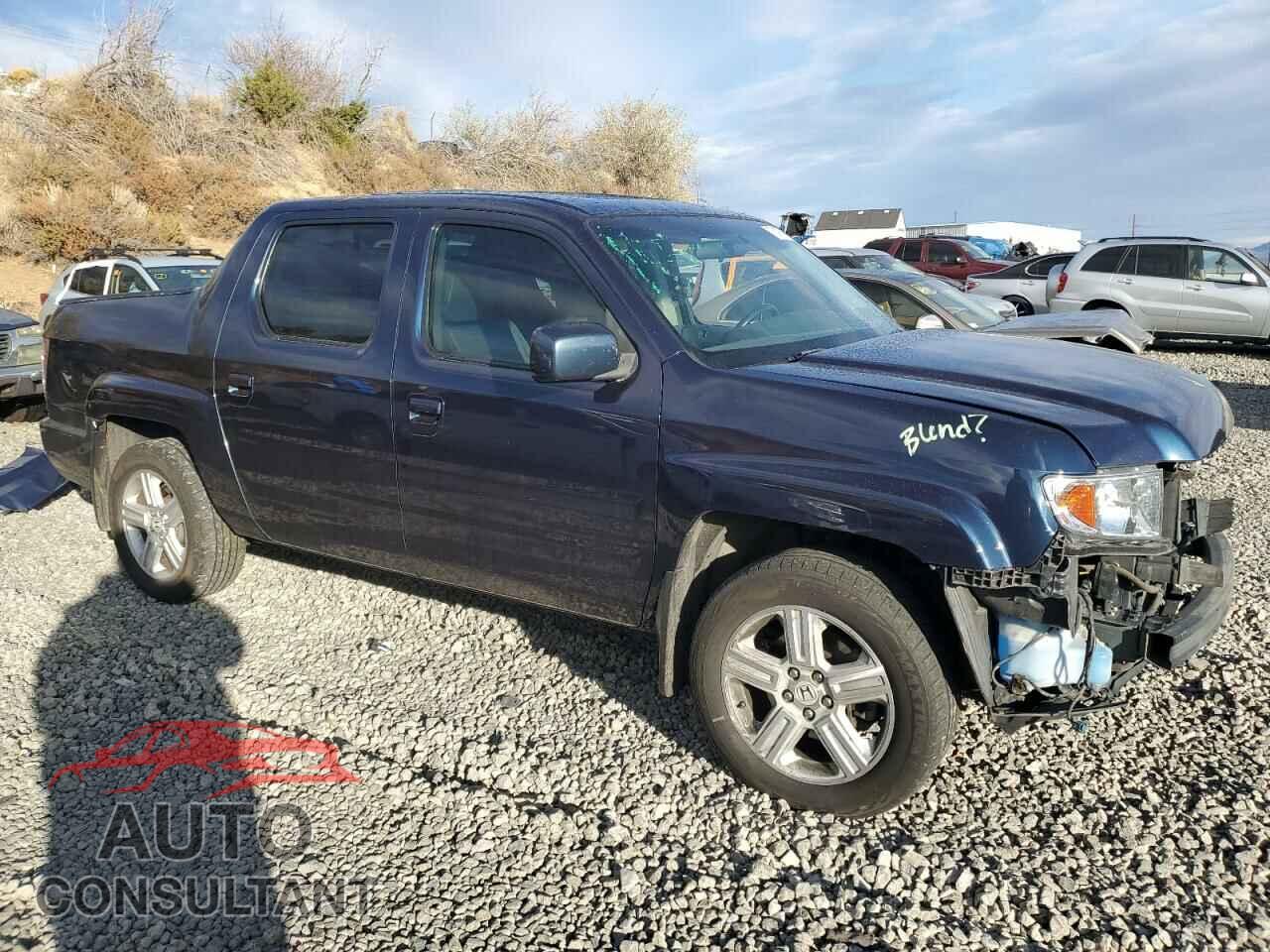 HONDA RIDGELINE 2011 - 5FPYK1F5XBB453334