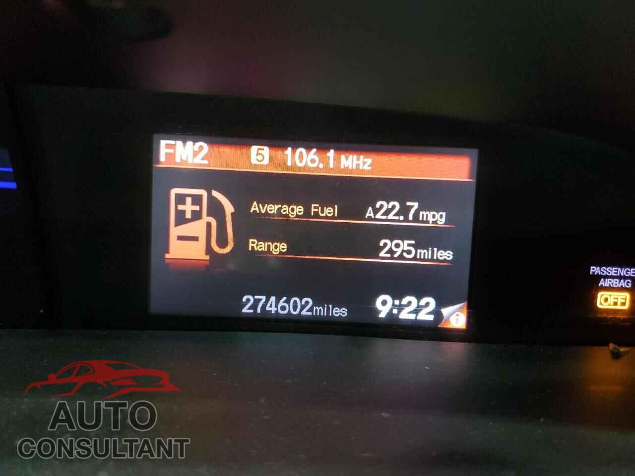 HONDA CIVIC 2012 - JHMFB2F55CS003681