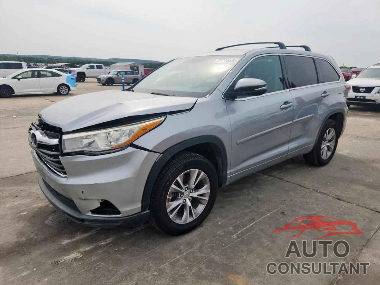 TOYOTA HIGHLANDER 2014 - 5TDZKRFH5ES031218