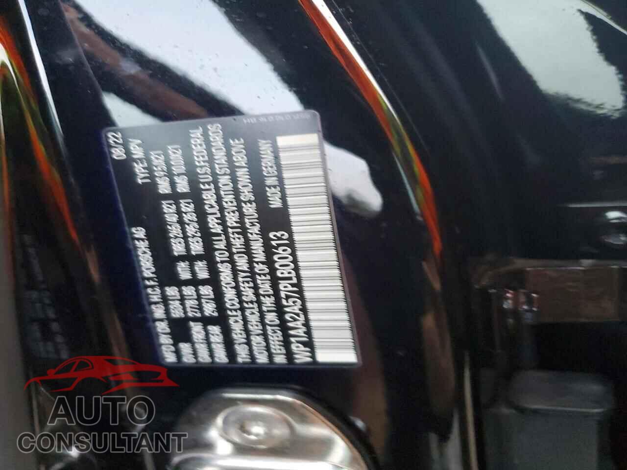 PORSCHE MACAN BASE 2023 - WP1AA2A57PLB00613