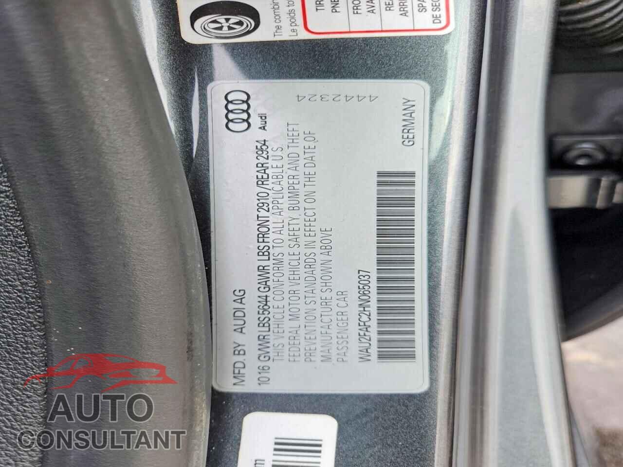 AUDI S7/RS7 2017 - WAU2FAFC2HN065037