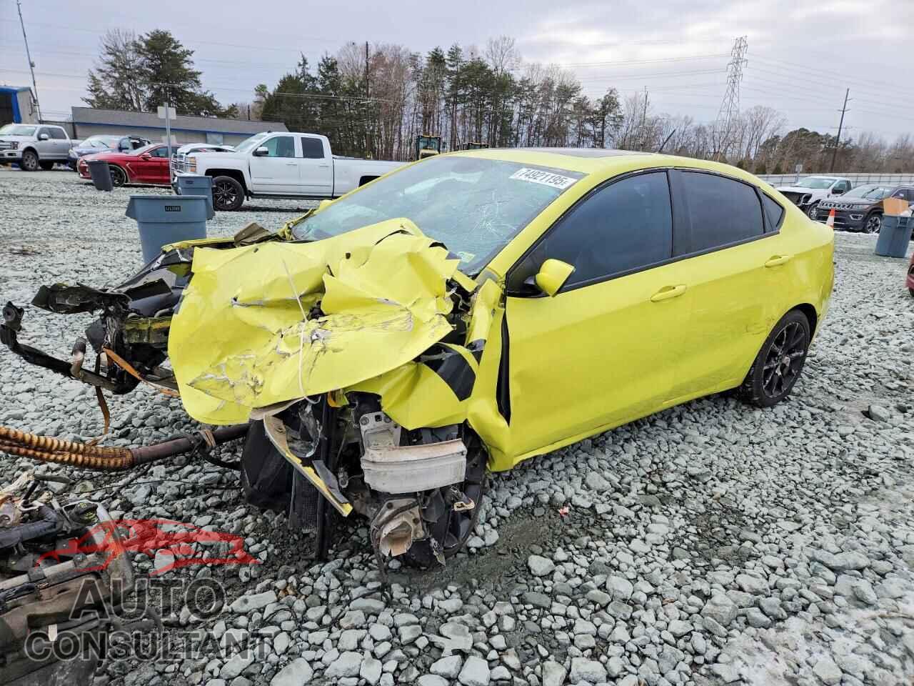 DODGE DART 2013 - 1C3CDFBA9DD204227