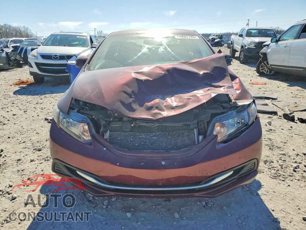 HONDA CIVIC 2013 - 19XFB2F59DE076297