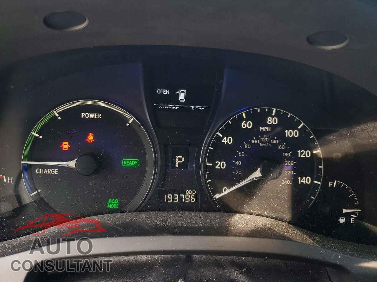 LEXUS RX450 2012 - JTJBC1BAXC2045769