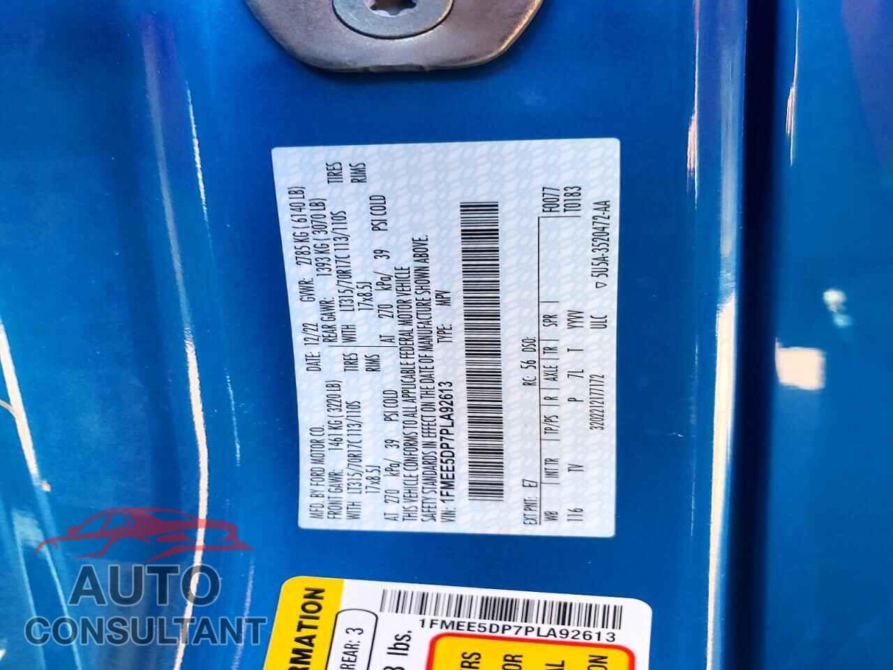 FORD BRONCO 2023 - 1FMEE5DP7PLA92613