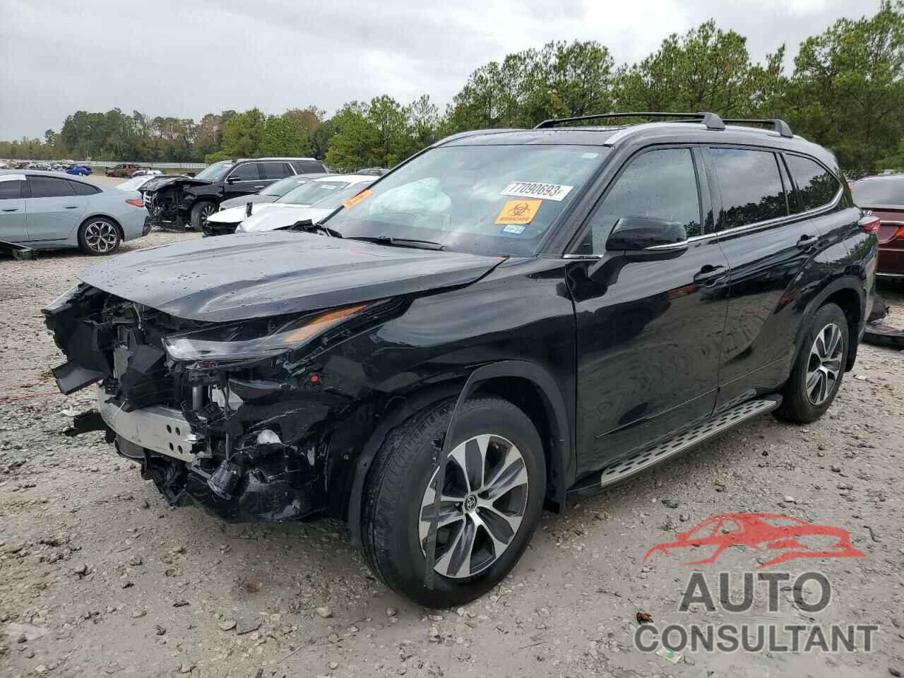 TOYOTA HIGHLANDER 2022 - 5TDGZRAH5NS141647