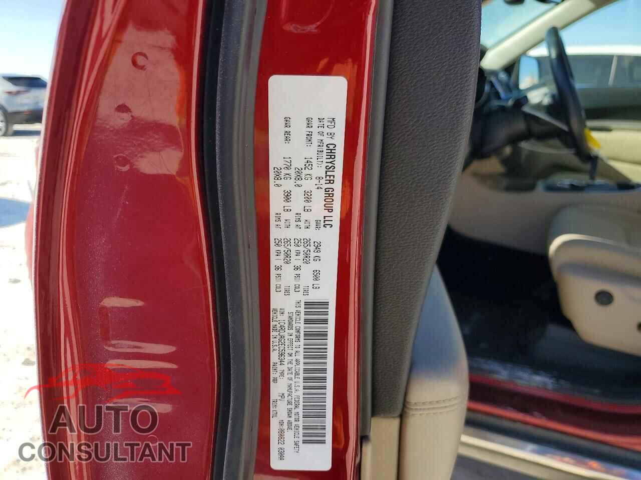 DODGE DURANGO 2014 - 1C4RDJAG2EC596344