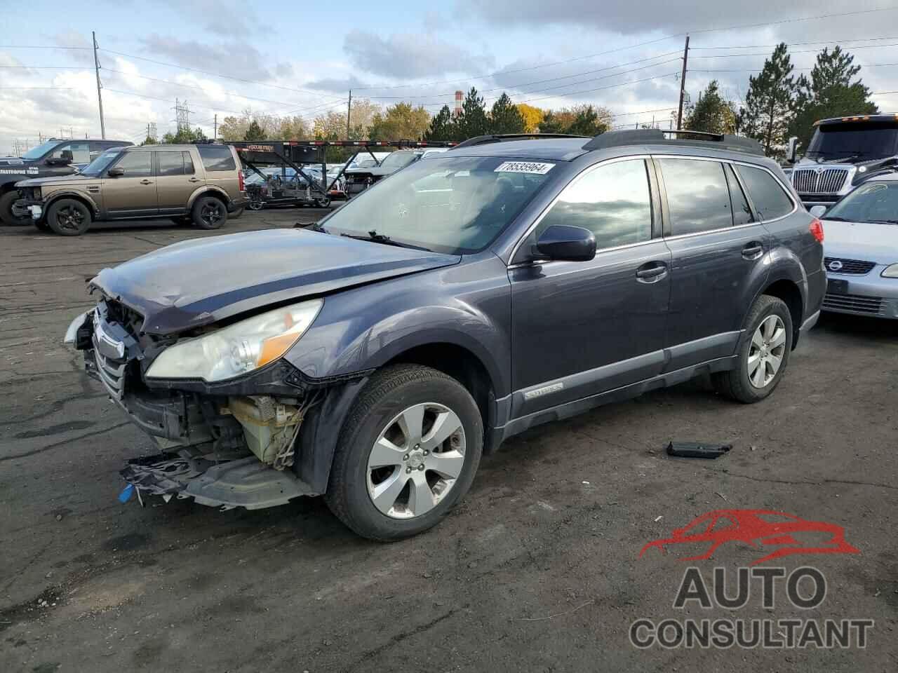 SUBARU OUTBACK 2012 - 4S4BRCCC0C3280507