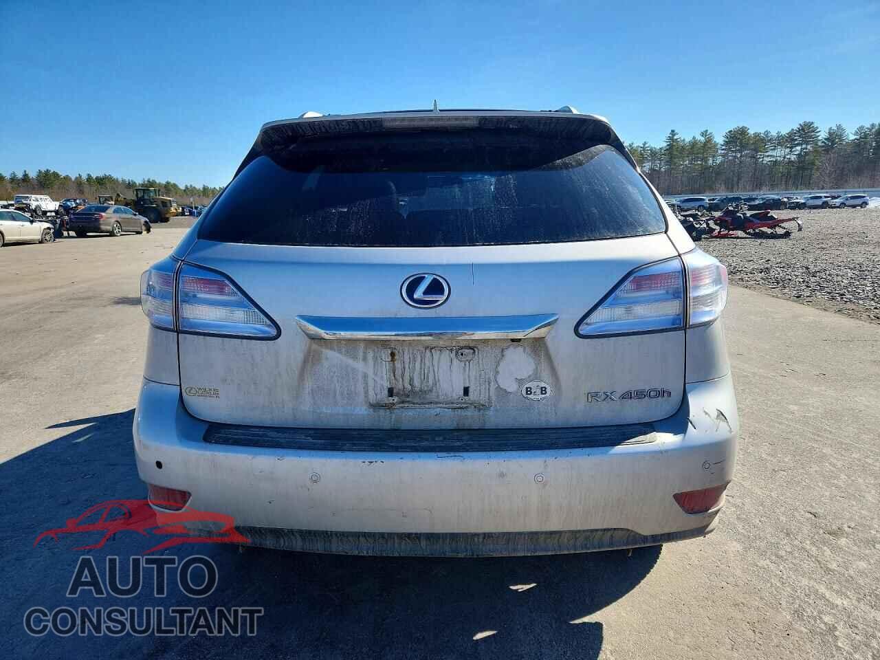LEXUS RX450 2012 - JTJBC1BA2C2431148