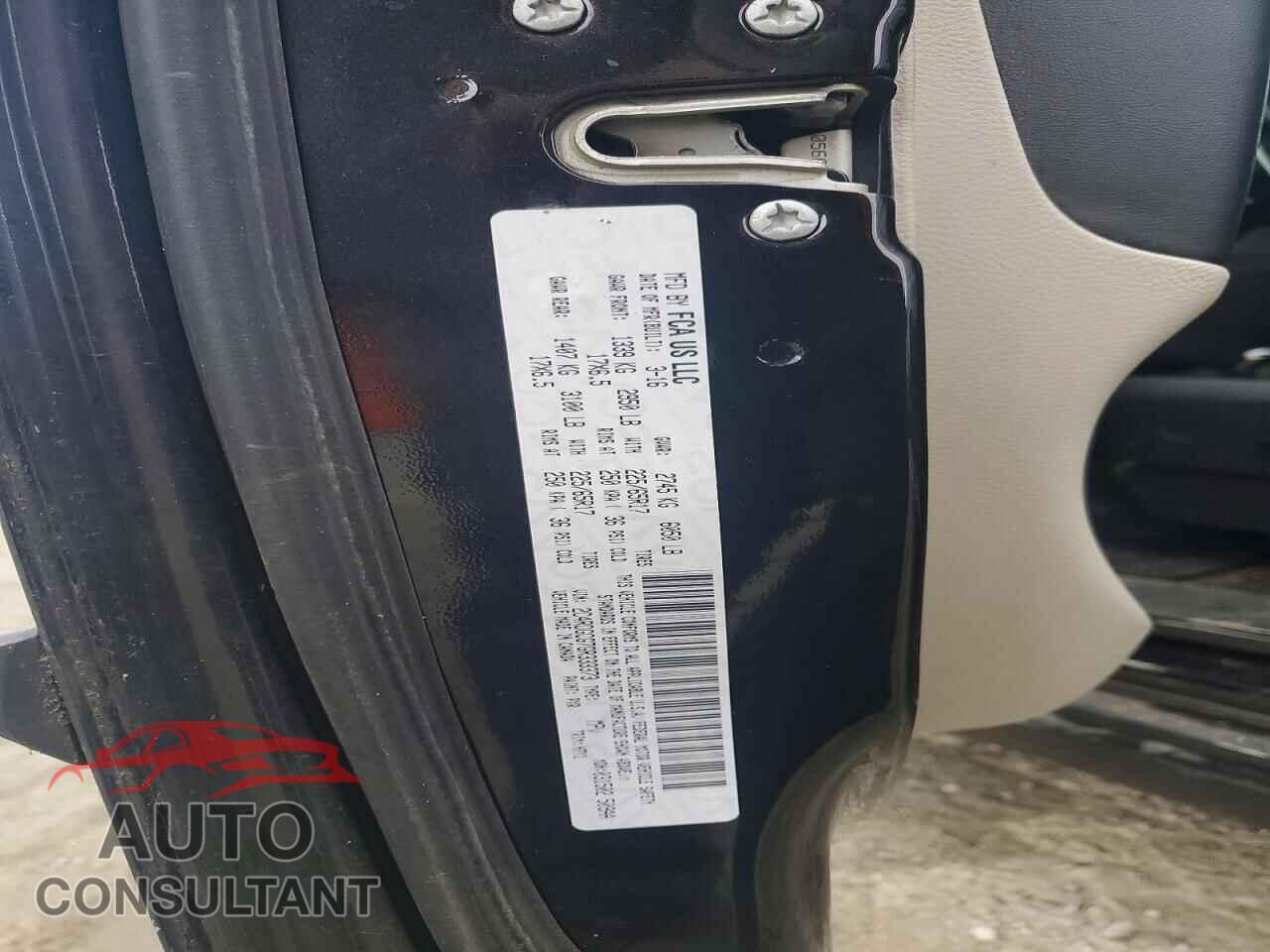 DODGE CARAVAN 2016 - 2C4RDGCG7GR333373