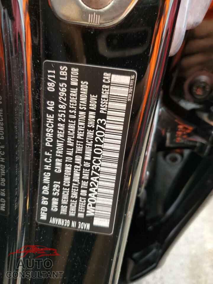 PORSCHE PANAMERA 2012 - WP0AA2A73CL012073