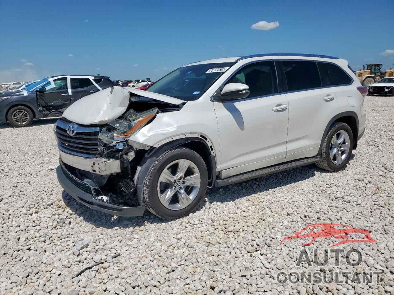 TOYOTA HIGHLANDER 2016 - 5TDYKRFH3GS131381