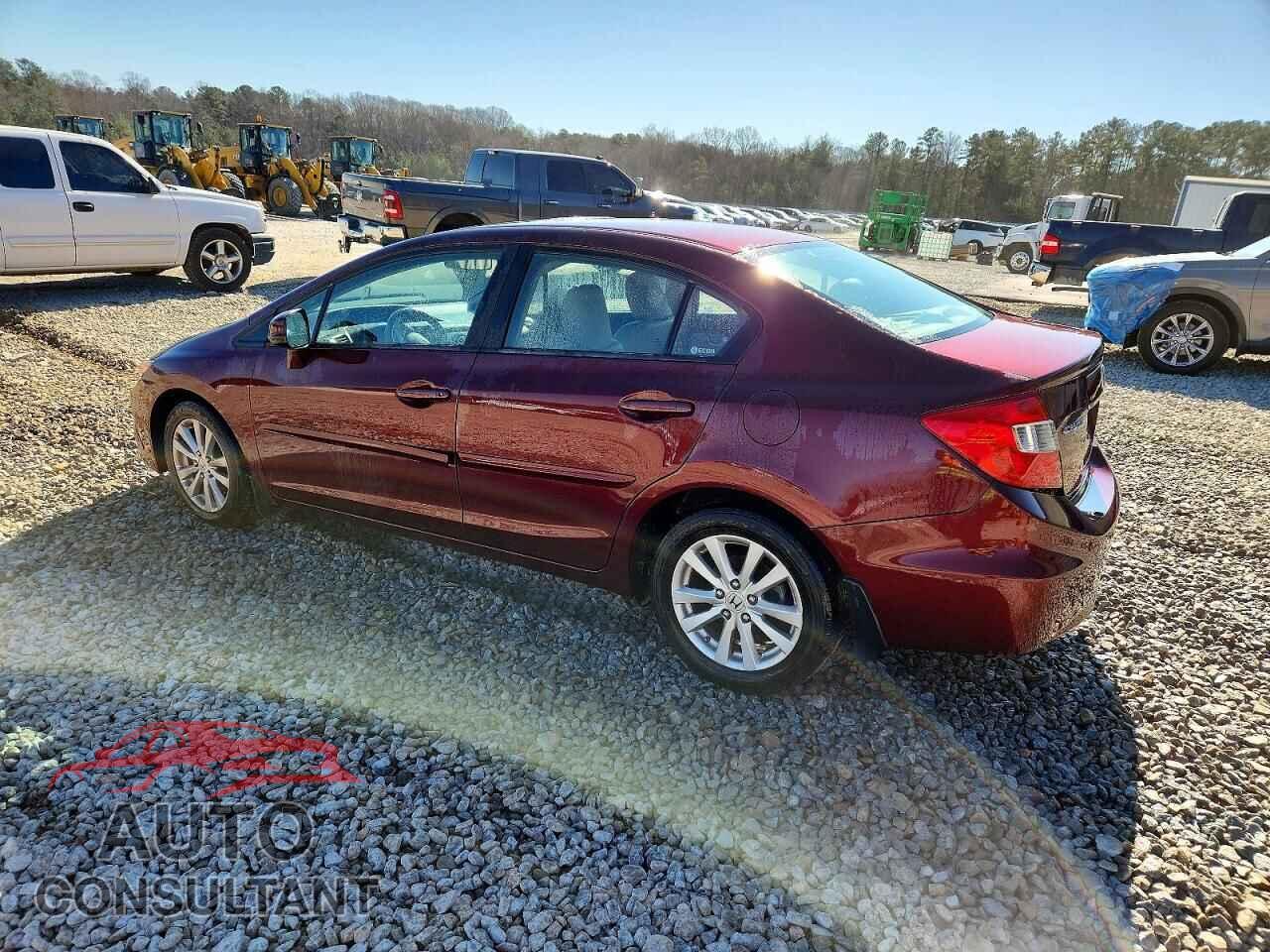 HONDA CIVIC 2012 - 19XFB2F94CE072692