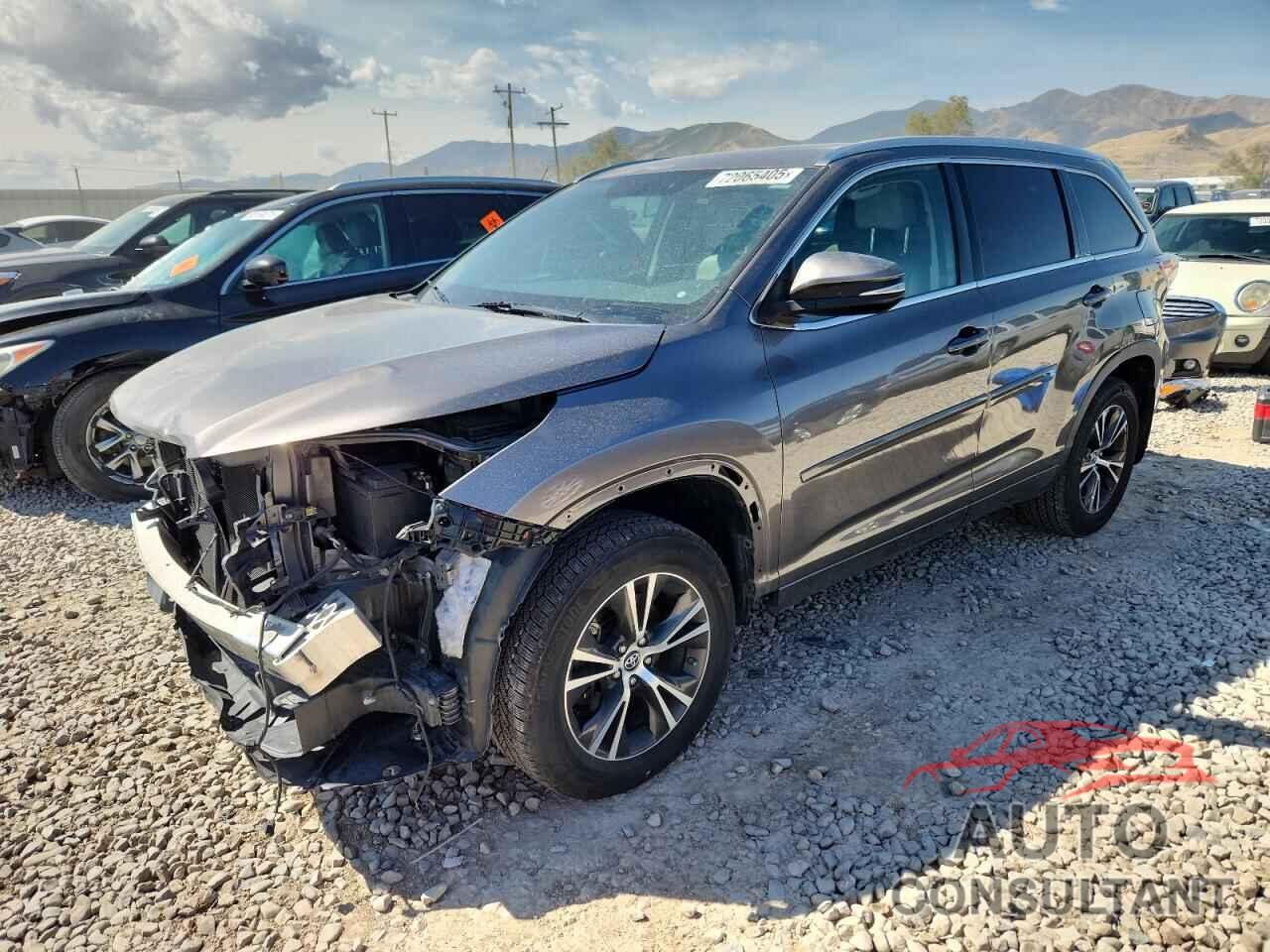 TOYOTA HIGHLANDER 2016 - 5TDJKRFH4GS285101