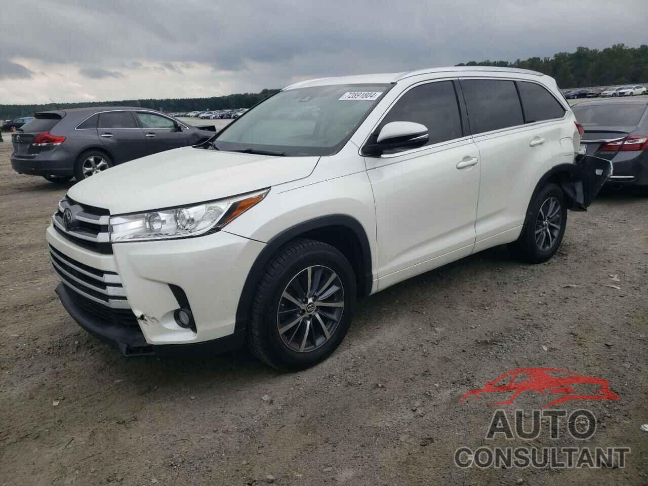 TOYOTA HIGHLANDER 2017 - 5TDKZRFH9HS519475