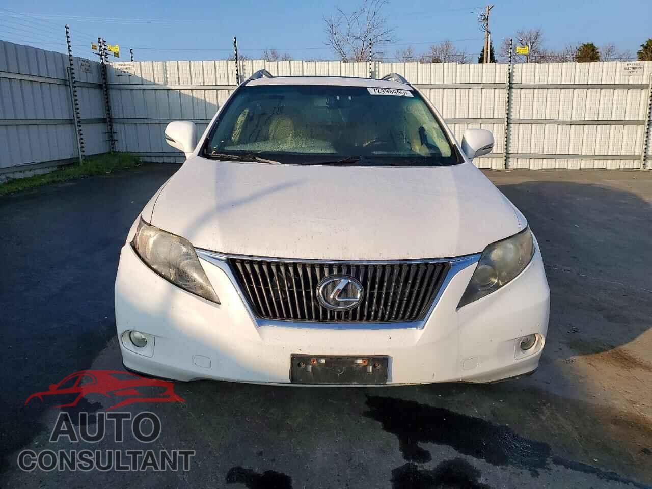 LEXUS RX350 2011 - 2T2BK1BAXBC104370