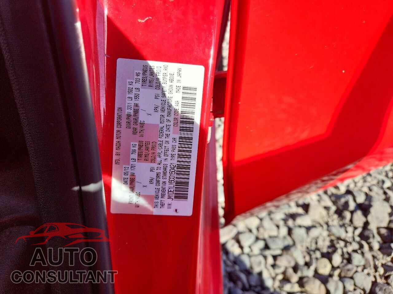 MAZDA 2 2012 - JM1DE1LY6C0150421