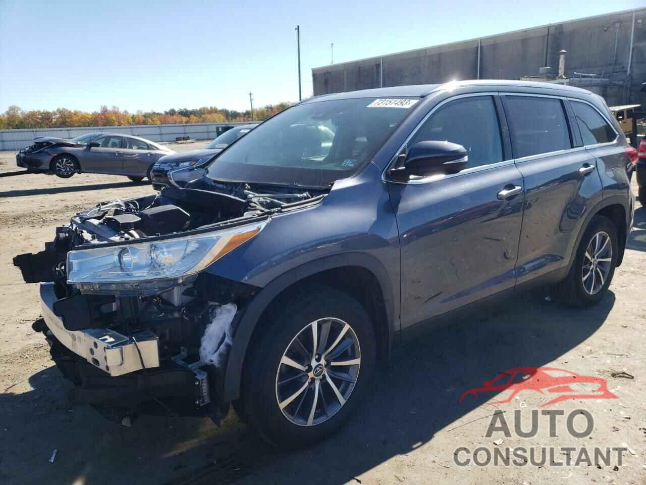 TOYOTA HIGHLANDER 2019 - 5TDJZRFH3KS729069