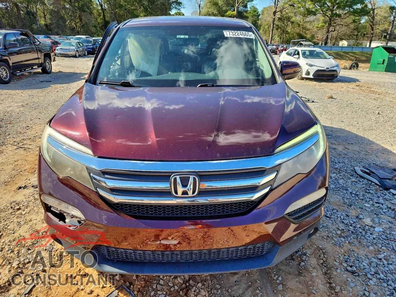 HONDA PILOT 2017 - 5FNYF6H80HB018316