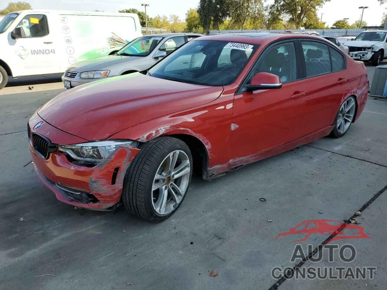 BMW 3 SERIES 2016 - WBA8E9G53GNT44507