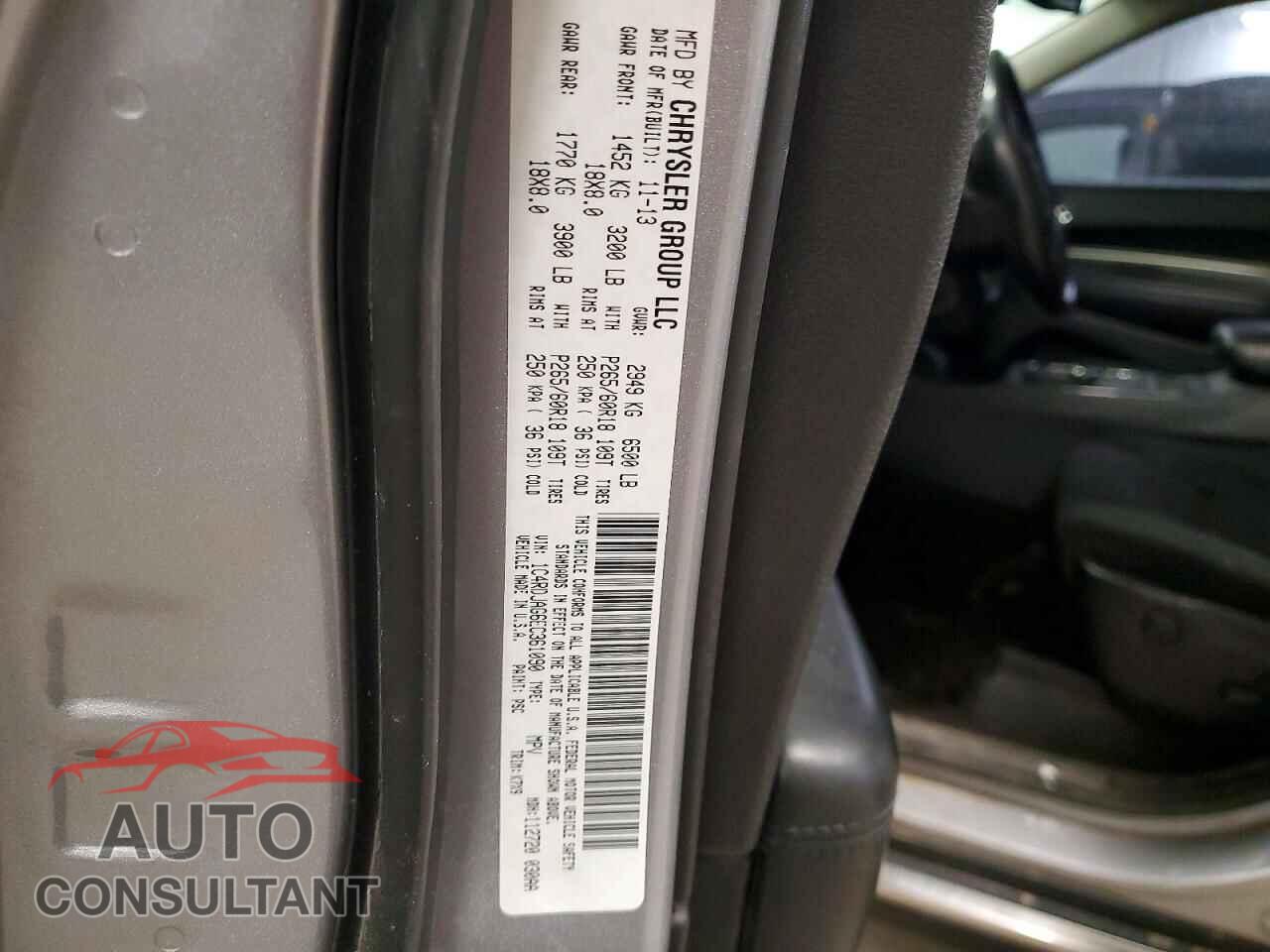 DODGE DURANGO 2014 - 1C4RDJAG6EC361090