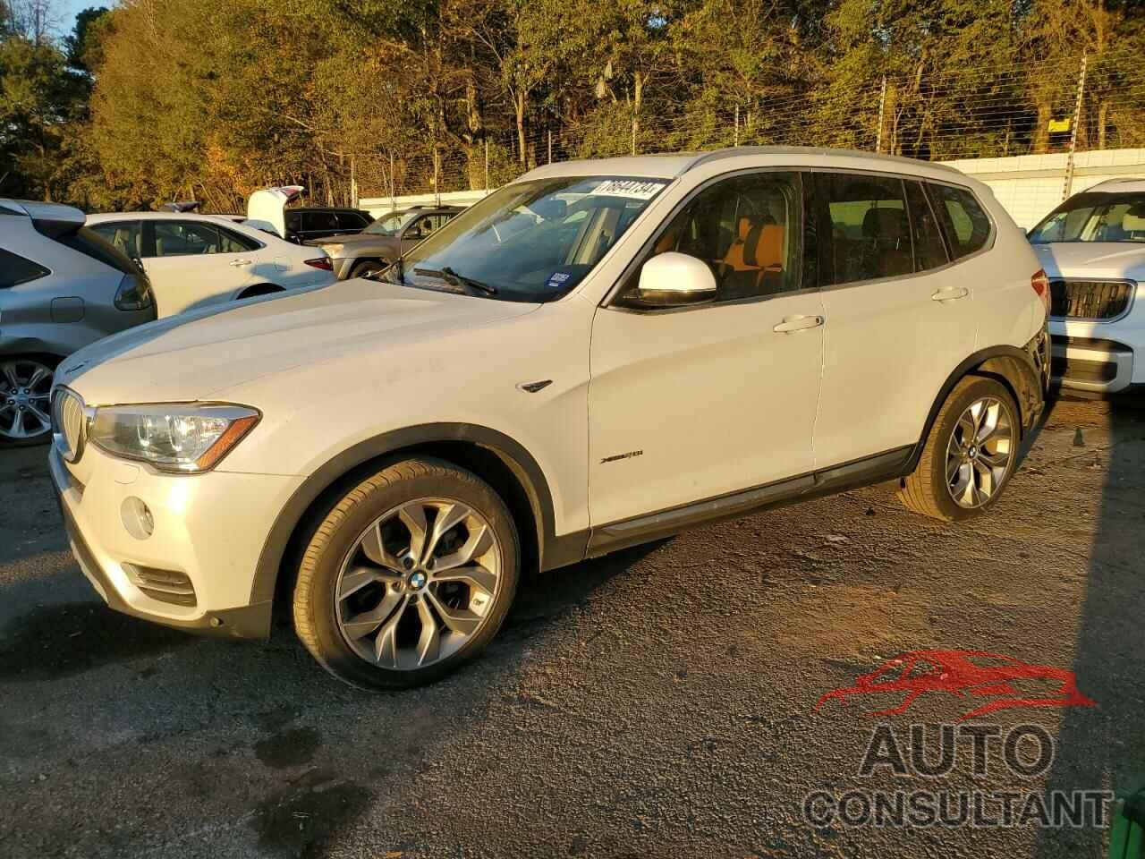 BMW X3 2016 - 5UXWX9C55G0D85004