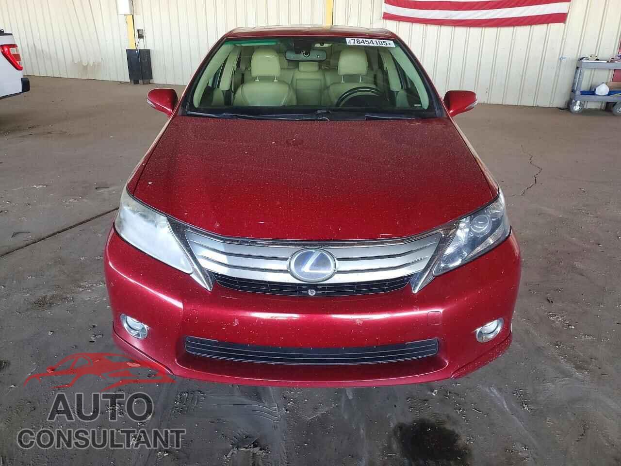 LEXUS HS 2010 - JTHBB1BA5A2021056