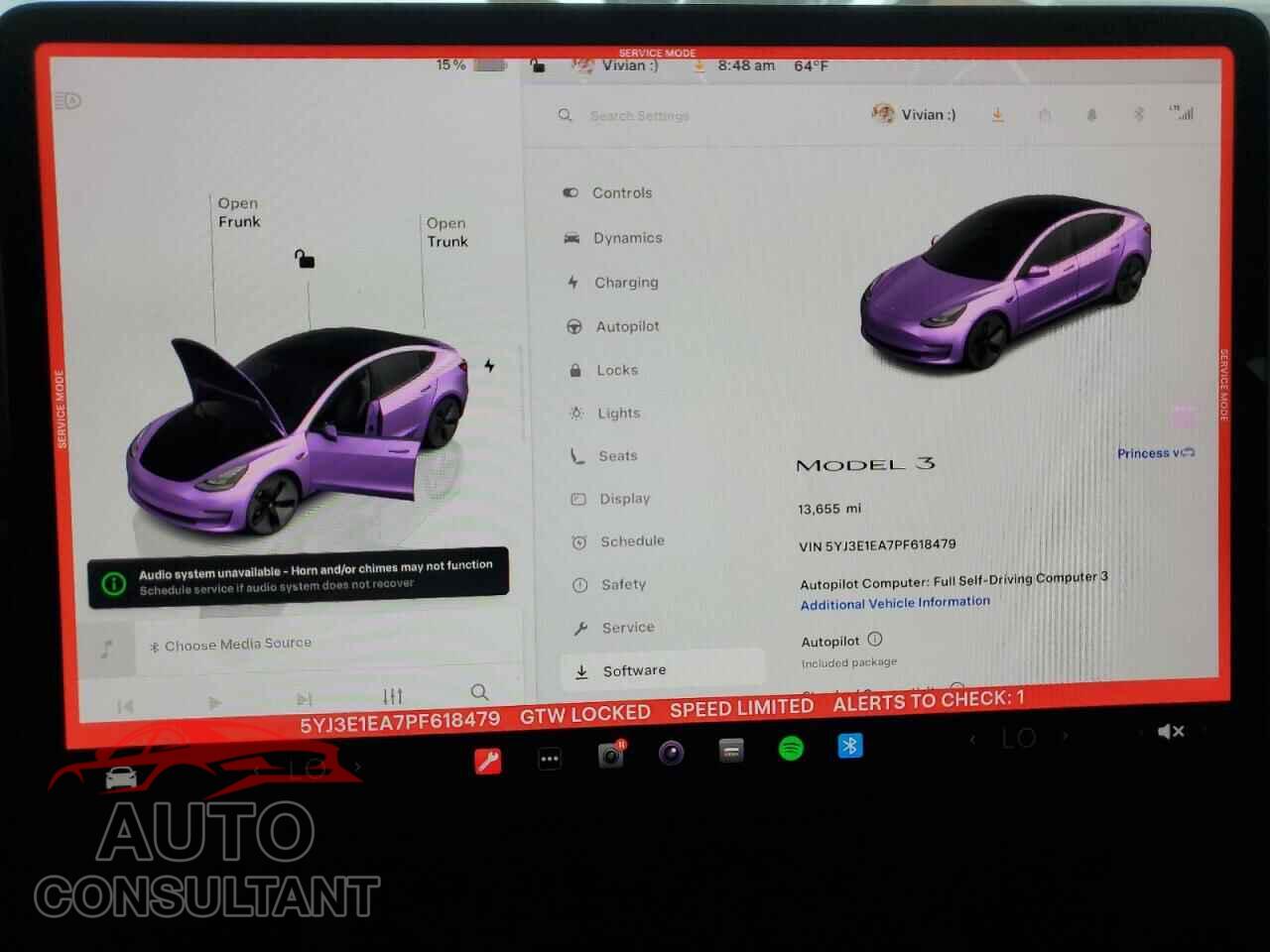 TESLA MODEL 3 2023 - 5YJ3E1EA7PF618479