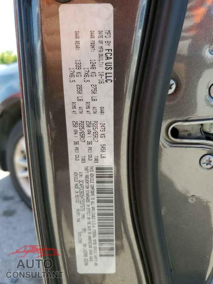 DODGE JOURNEY 2017 - 3C4PDCBG5HT537573