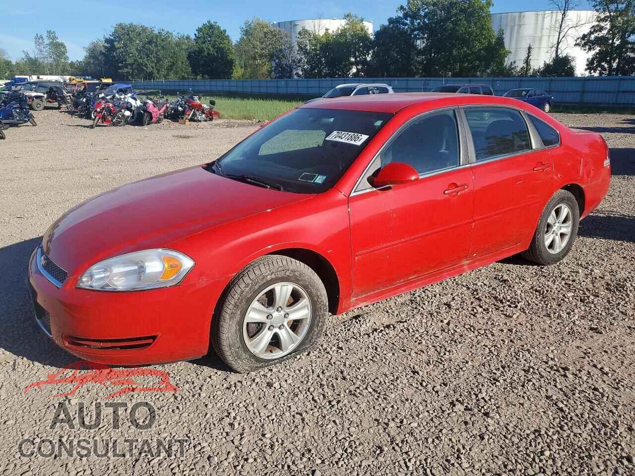CHEVROLET IMPALA 2012 - 2G1WF5E3XC1226587