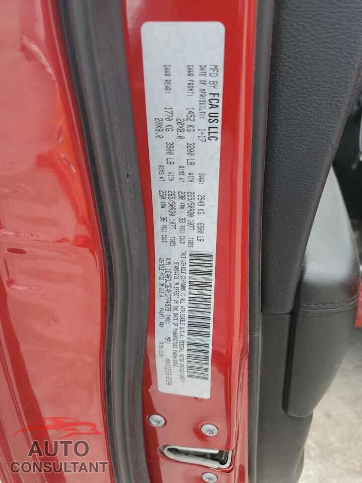 DODGE DURANGO 2017 - 1C4RDJDG4HC774979