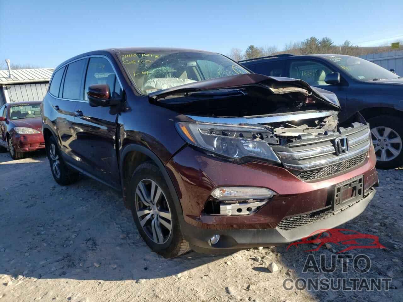 HONDA PILOT 2017 - 5FNYF6H52HB041828